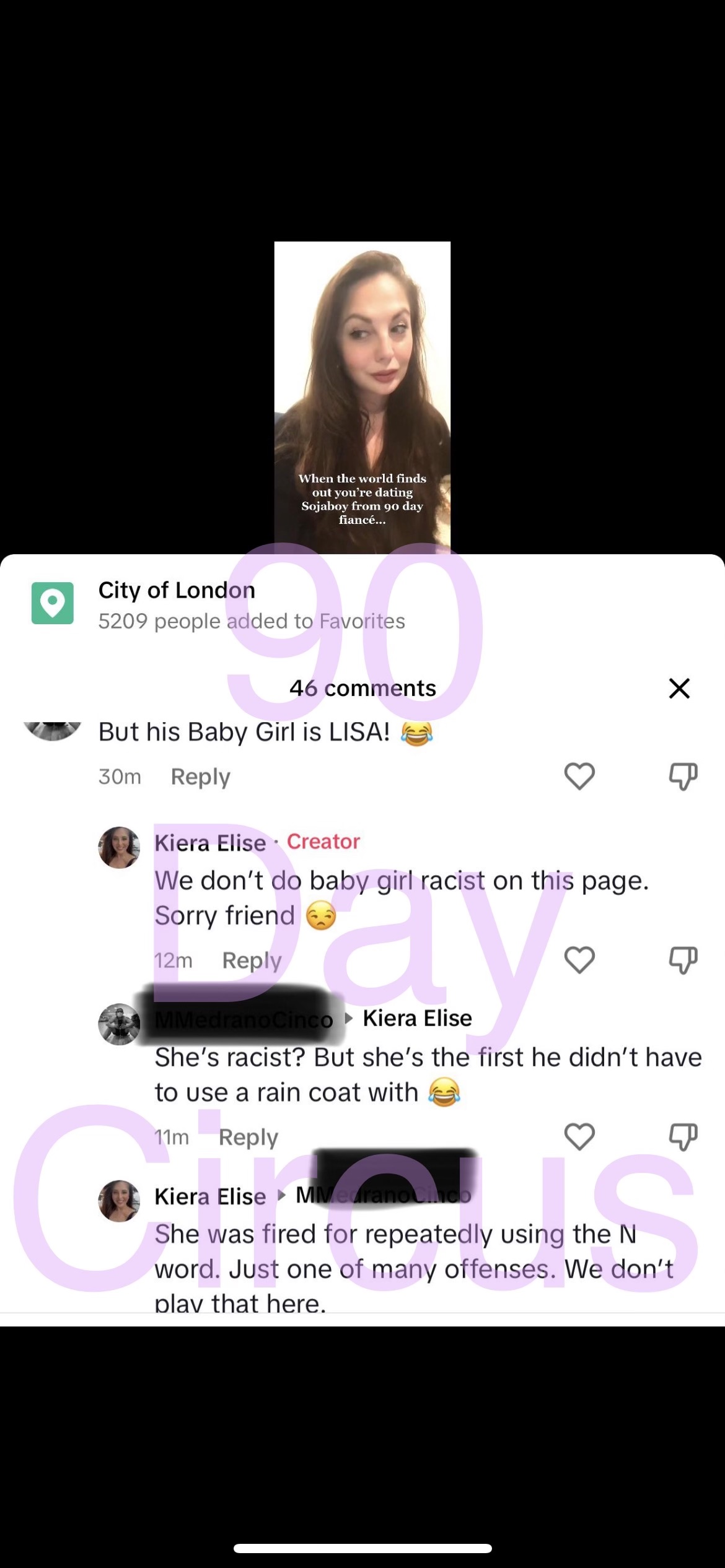Sojaboy New Girlfriend Kiera Elise Calls Out Baby Girl Lisa