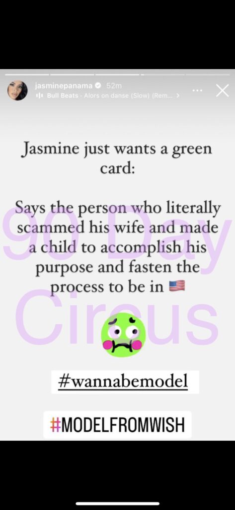 Jasmine Claps Back at Hamza