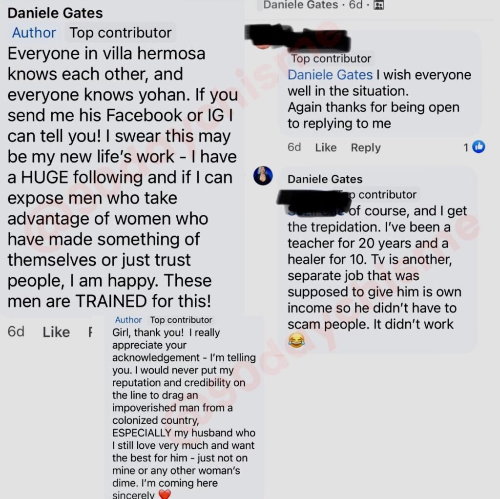 Daniele exposes Yohan's international love scam